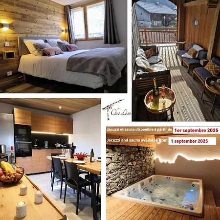 Chez Leon, Jacuzzi Et Sauna Des Le 1Er Septembre 2025 Samoens Luaran gambar