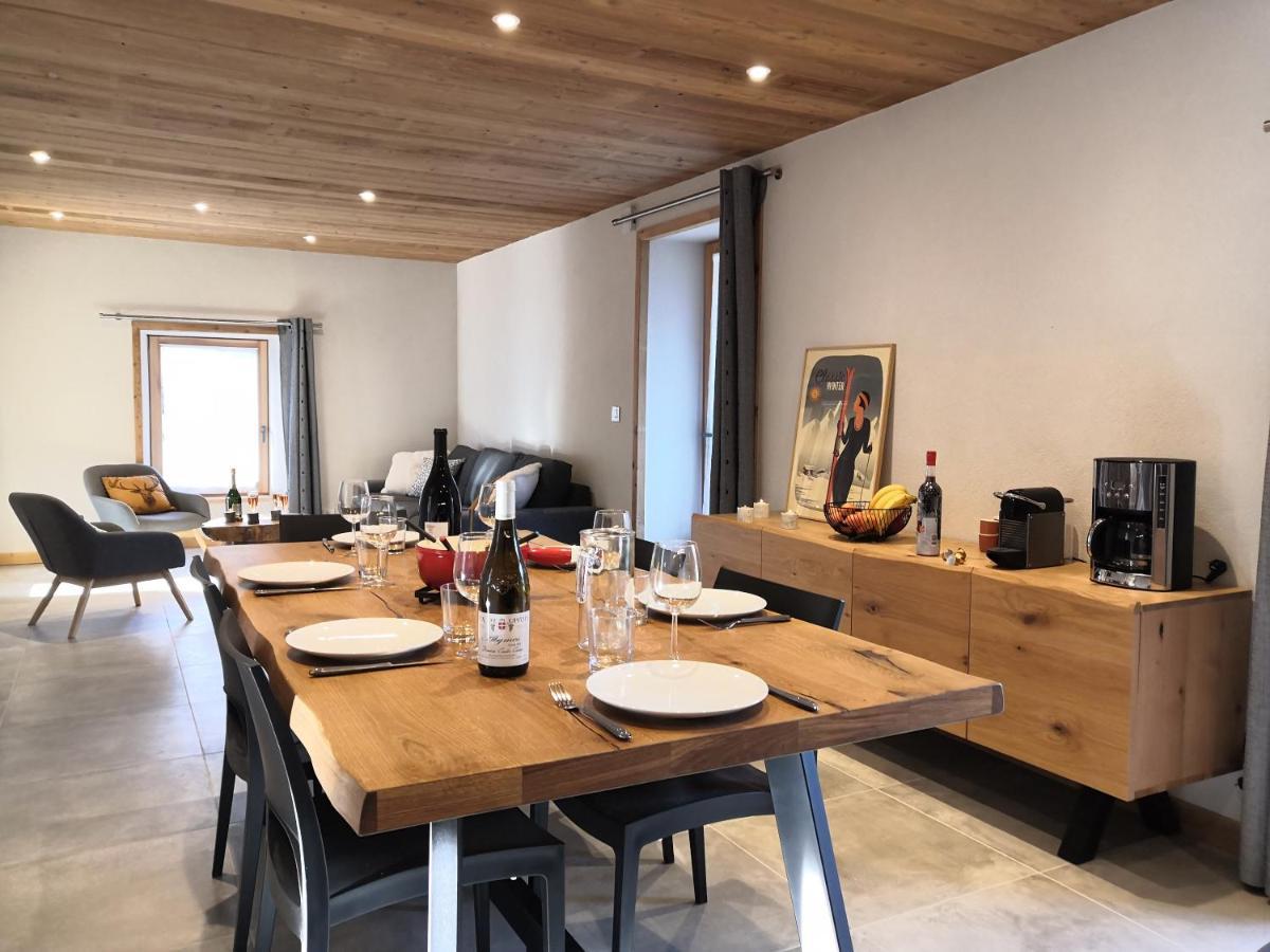 Chez Leon, Jacuzzi Et Sauna Des Le 1Er Septembre 2025 Samoens Luaran gambar